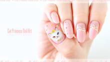 Hedgehog Nail Art Nailbees Cat Princess Nail Art